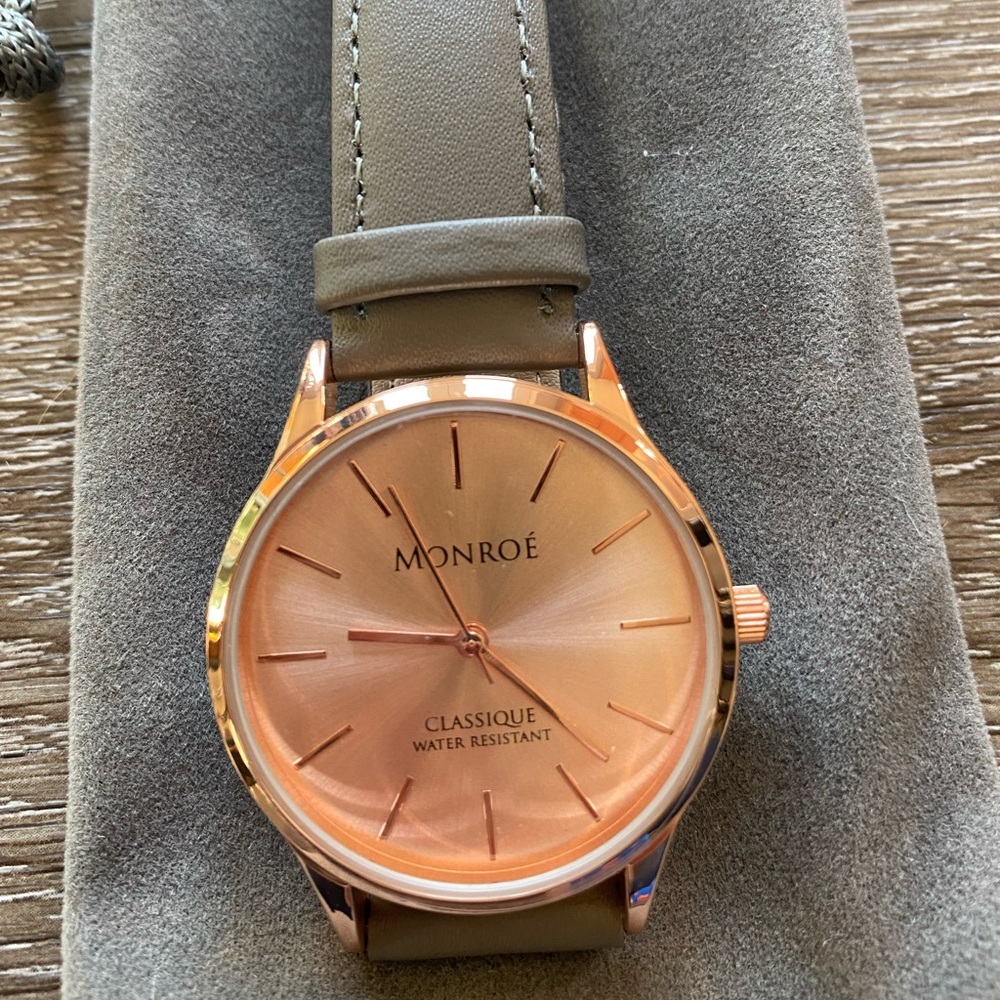 Monroe Rose Gold Watch - Picture 2 of 3